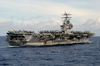 The Nuclear-powered Aircraft Carrier Uss Carl Vinson (cvn 70) Sails In The South China Sea Completing Seven Months Of A Scheduled Deployment Image