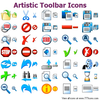 Artistic Toolbar Icons Image