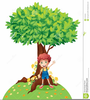 Clipart Boy With Flowers Image
