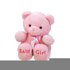Baby Girl Bow Clipart Image