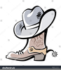 Boot With Spur Clipart Image