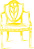 Louis Yellow Chair Clip Art