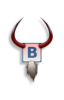 B With Horns Clip Art