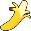 Simple Peeled Banana Clip Art