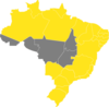 Mapa Brasil Destaque 4 Clip Art
