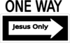One Way Jesus Clip Art