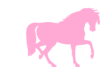 Pink Horse Clip Art