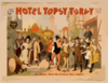 The New Musical Comedy, Hotel Topsy Turvy Clip Art