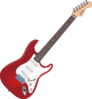 Slanted Red Fender Clip Art