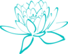 Blue Lotus Clip Art