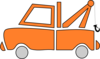 Orange Tow Truck Clip Art