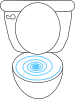 Swirly Toilet Clip Art