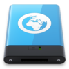 Blue Server W Icon Image