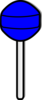 Blue Lollipop Clip Art