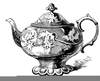 Free Clipart Victorian Teapot Image