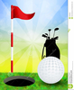 Putting Green Clipart Image