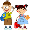 Stick Figure Boy And Girl Clipart Image