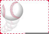 Baseball Clipart Bar Image