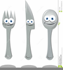 Spoon Fork Knife Clipart Image