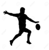 Touch Rugby Clipart Image
