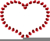 Free Clipart Silver Hearts Image