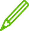 Green Pencil Clip Art