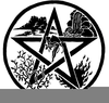 Pentagrams And Pagan Symbols And Clipart Image