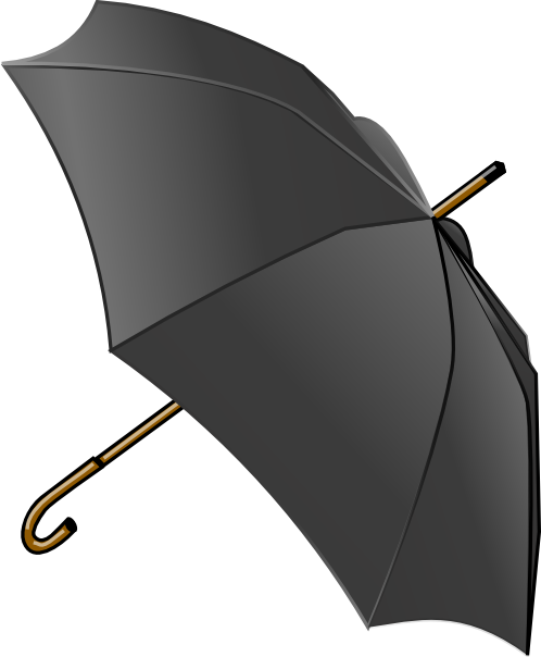 Black Umbrella Clip Art at Clker.com - vector clip art online, royalty free  & public domain