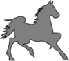 Grey Horse Clip Art