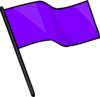 Purple Flag Clip Art