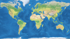 World Map Flat Image
