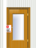 Door With Lock Box Clip Art