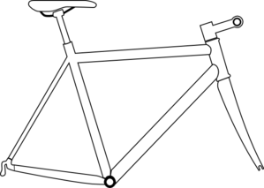 bicycle frame clip art