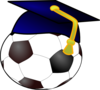 Soccerball Grad Clip Art