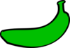 Green Banana Clip Art