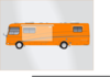 Orange Mobile Home Clip Art