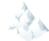 Alpine Landscape Cone Top Snow Clip Art