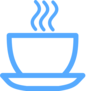 Blue Tea Cup Clip Art