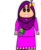 Muslimah Cute Craft Clip Art