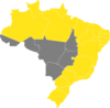 Mapa Brasil Destaque 3 Clip Art