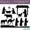 Nativity Animals Clipart Image