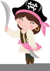 Lady Pirate Clipart Image