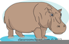 Free Animated Hippo Clipart Image