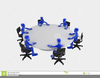 Round Table Clipart Free Image
