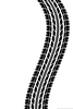 Motorcycle Tire Tread Clipart Image