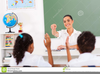 Free Clipart Teacher And Student Image