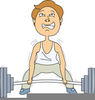 Clipart Lifting Weights Image