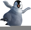 Happy Feet Penguin Clipart Image