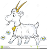 Free Funny Goat Clipart Image