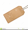 Blank Price Tag Clipart Image